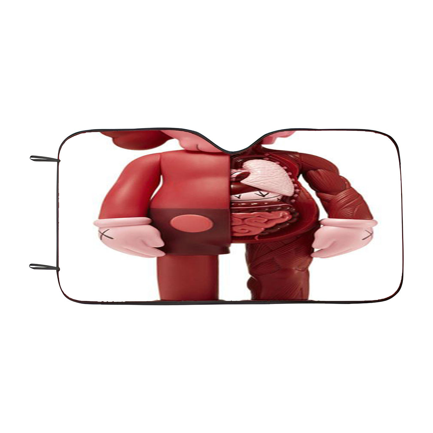 Kaws Companion Blush Flayed Car Windshield Sunshade