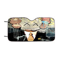 Kaws Mural Painting Car Windshield Sunshade