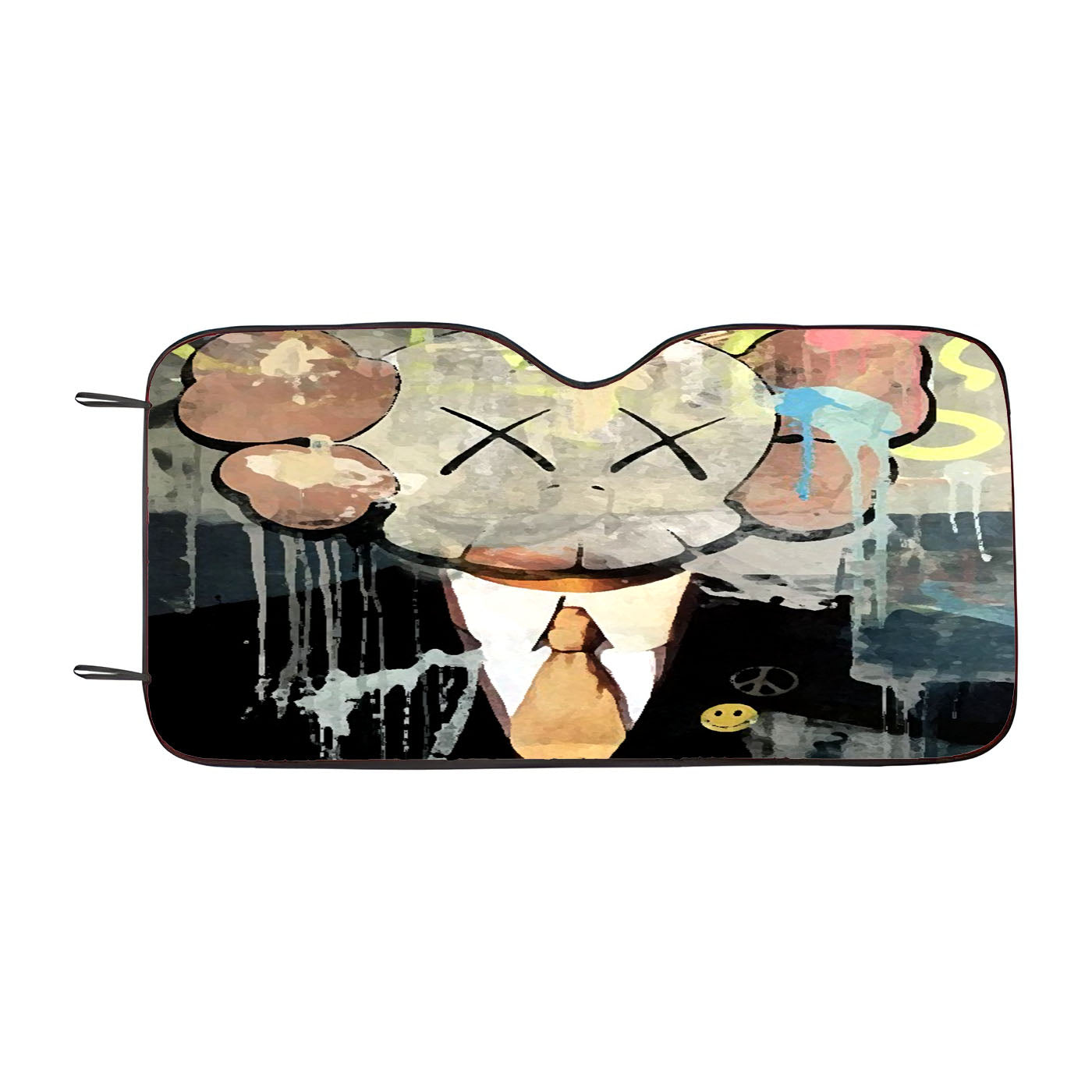 Kaws Mural Painting Car Windshield Sunshade