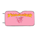 Kaws Pink X Thrasher Car Windshield Sunshade