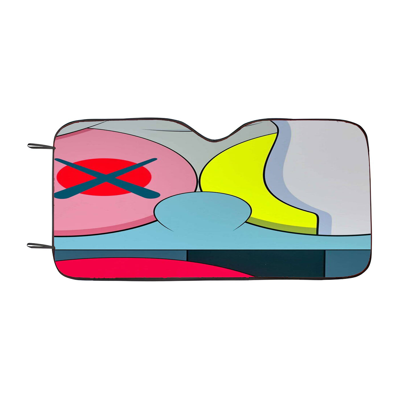 Kaws Pop Art Car Windshield Sunshade