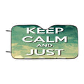 Keep Calm And Just Do It Car Windshield Sunshade