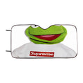 Kermit Hypebeast Green Toad Car Windshield Sunshade