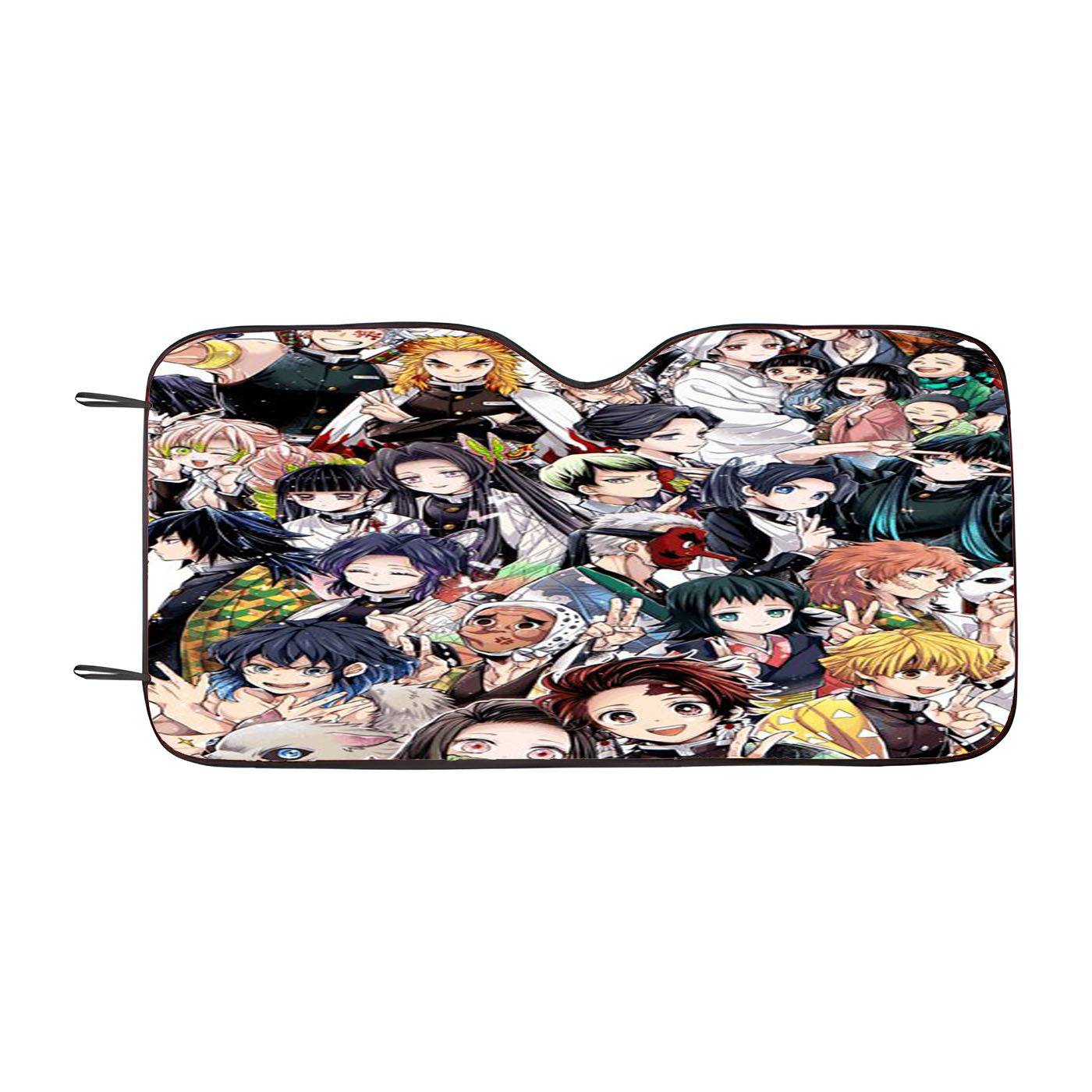 Kimetsu No Yaiba All Heroes Pattern Car Windshield Sunshade