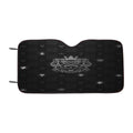 Kingdom Hearts Emblem And Pattern Car Windshield Sunshade