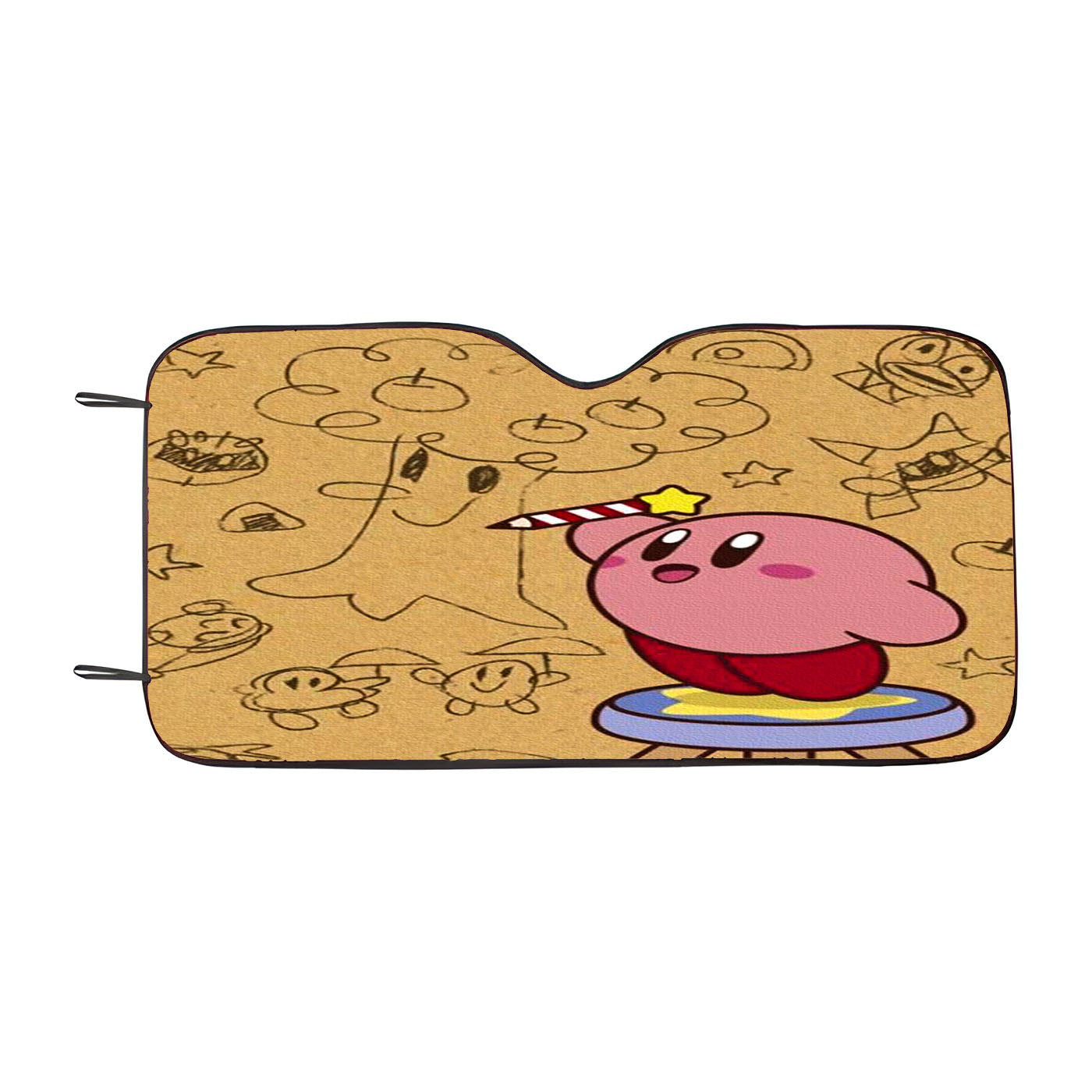 Kirby Vintage Drawing Car Windshield Sunshade