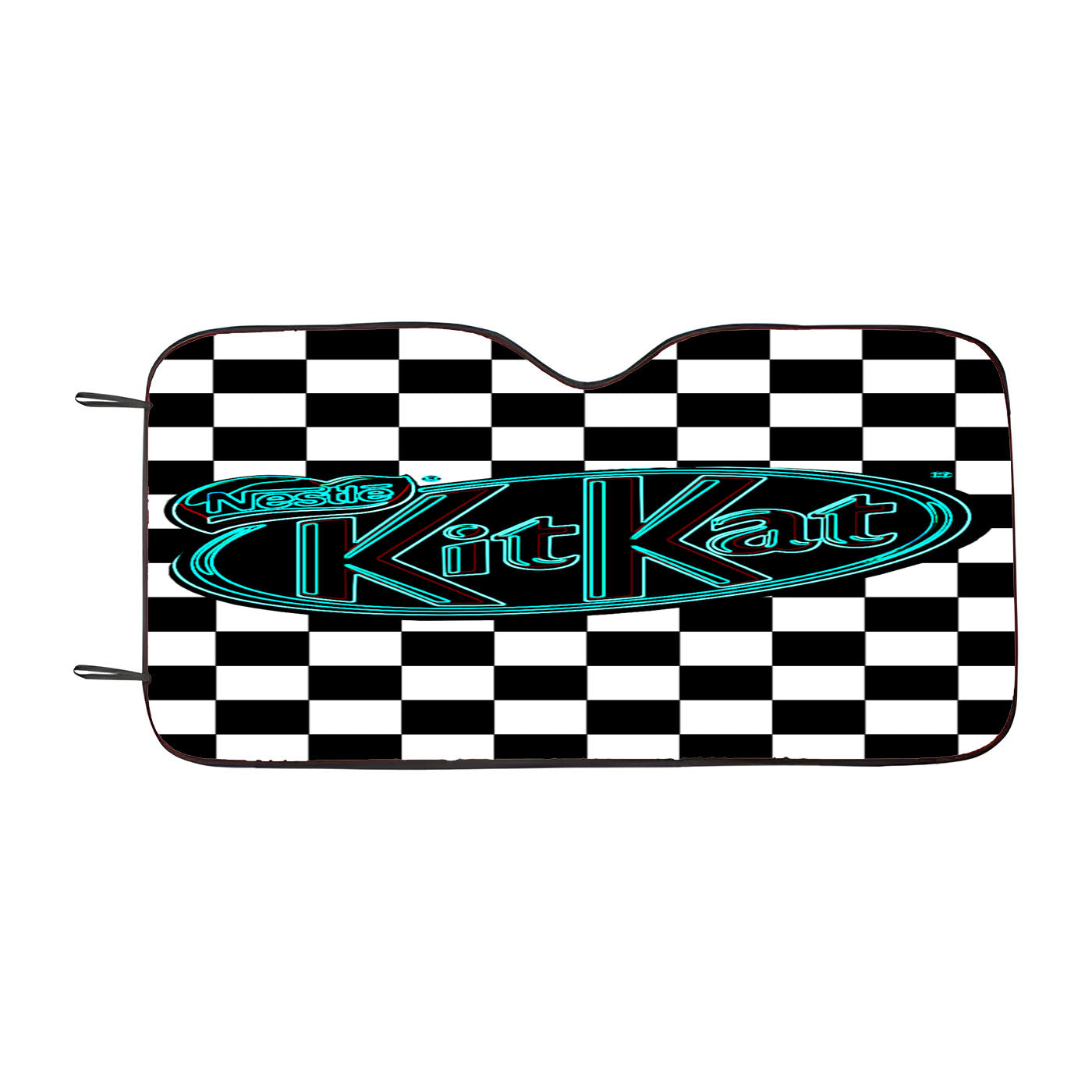 Kitkat X Vans Squares Car Windshield Sunshade