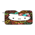 Kitty Cat Love Glow Pattern Car Windshield Sunshade