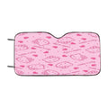 Kitty Pink Hello Kitty Pattern Car Windshield Sunshade