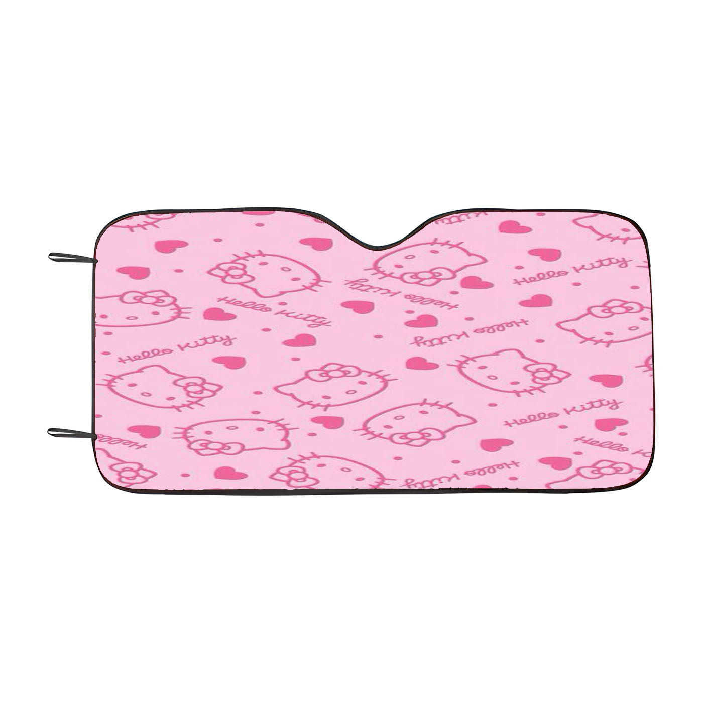 Kitty Pink Hello Kitty Pattern Car Windshield Sunshade