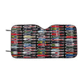 Lacoste World Flag Car Windshield Sunshade