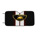 Lamborghini Silver Car Windshield Sunshade