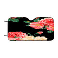 Large Carnations Floral Car Windshield Sunshade