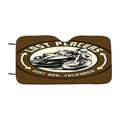 Last Placers Logo Brown Car Windshield Sunshade