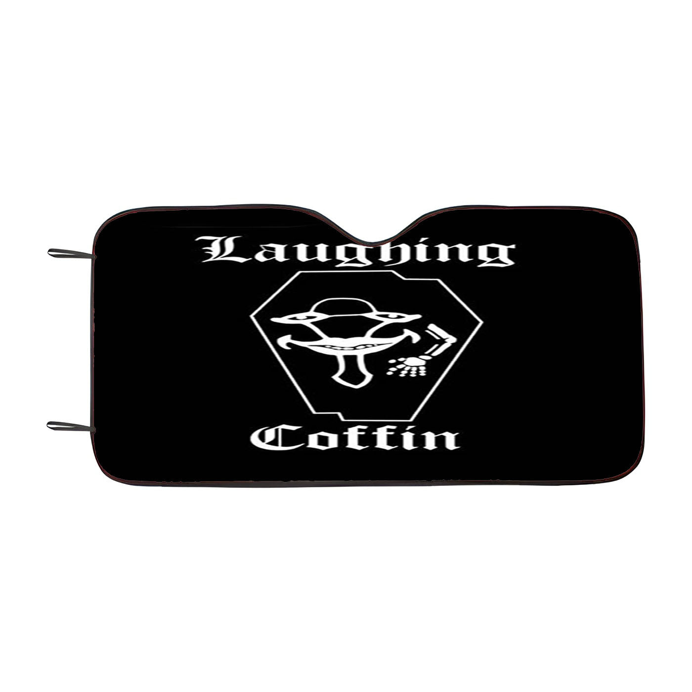 Laughing Coffin Car Windshield Sunshade