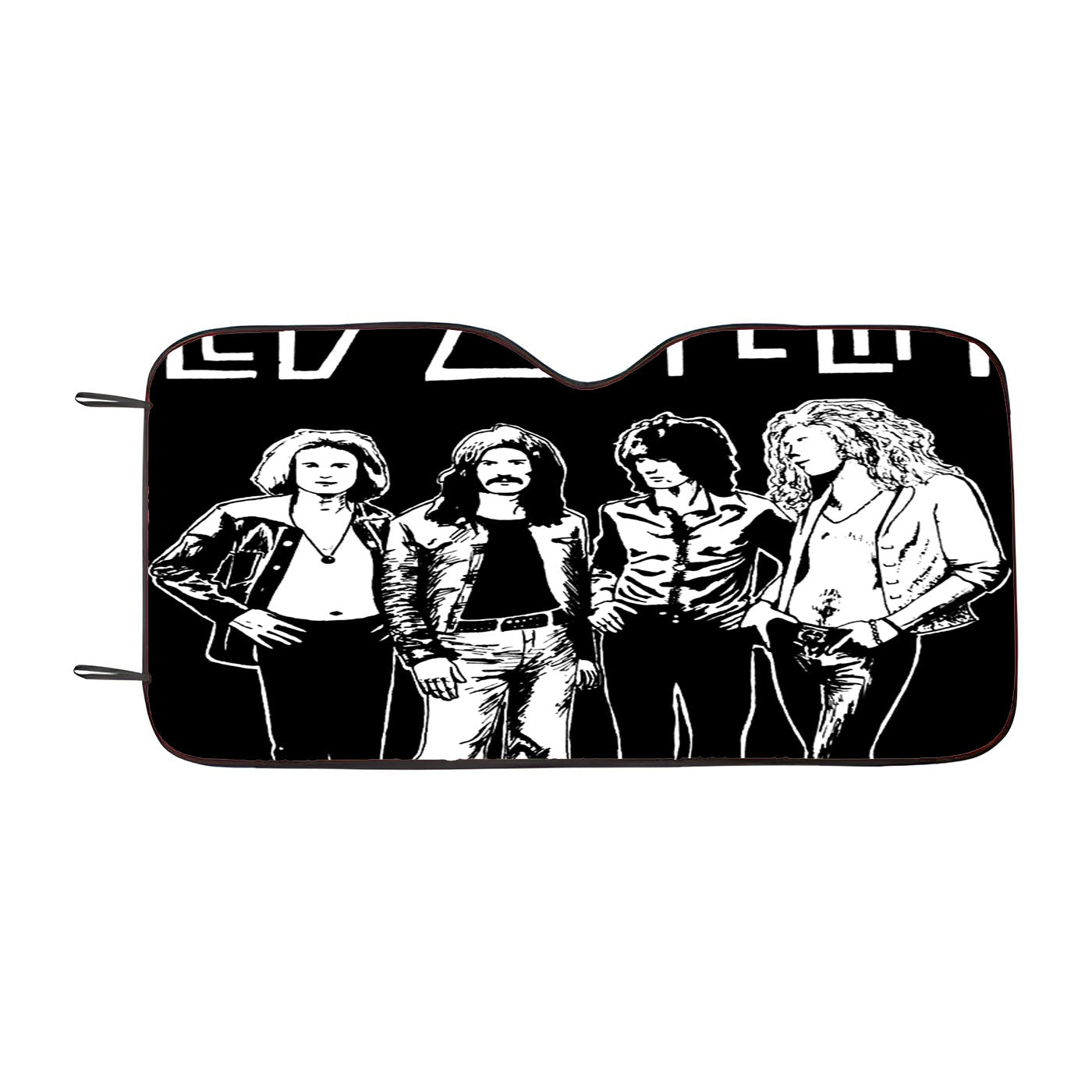 Led Zeppelin Poster Car Windshield Sunshade
