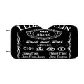 Led Zeppelin Rock N Roll Car Windshield Sunshade