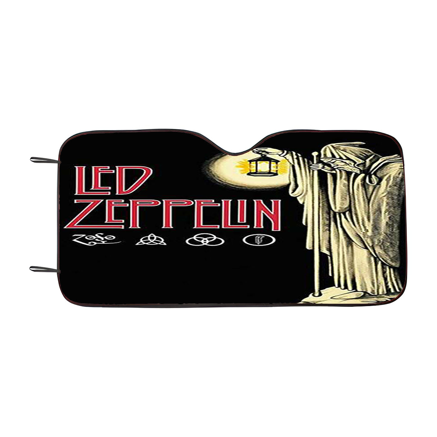 Led Zeppelin The Darkness Logo Car Windshield Sunshade