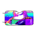 Legend Monalisa Aesthetic Potrait Art Car Windshield Sunshade