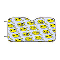 Lemongrab Pattern Car Windshield Sunshade
