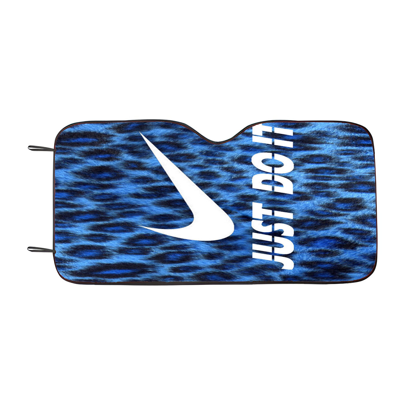 Leopard Just Do It Car Windshield Sunshade