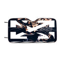 Leopard X Off White Car Windshield Sunshade