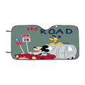 Let%E2%80%99S Hit The Road Mickey Camper Car Windshield Sunshade