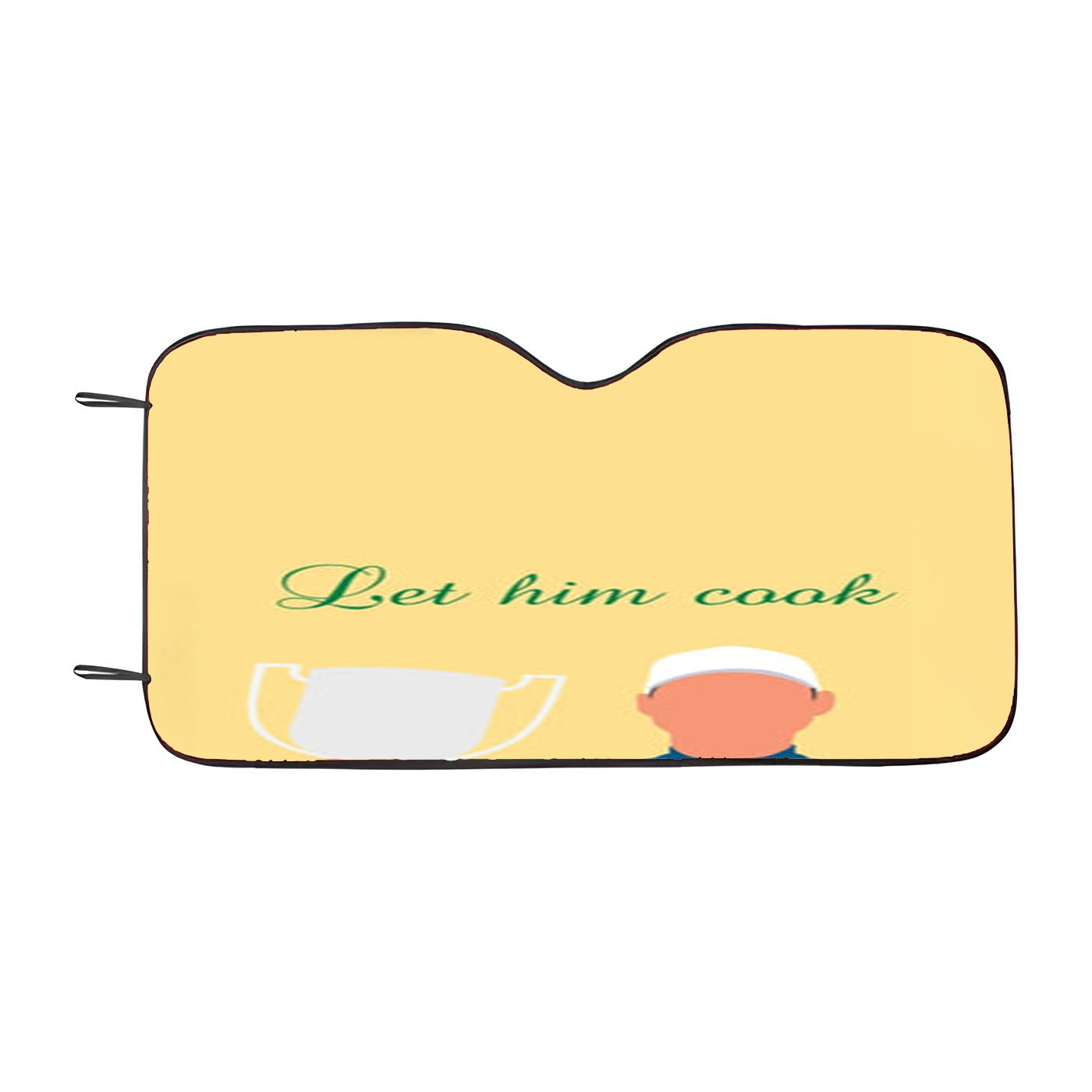 Let Him Cook Car Windshield Sunshade