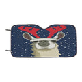 Let It Snow Reindeer Car Windshield Sunshade