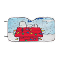 Let It Snow Snoopy Christmas Car Windshield Sunshade