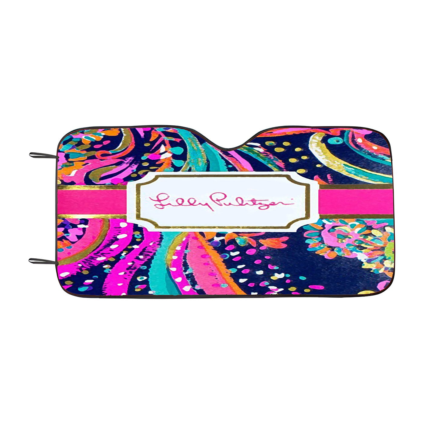 Lilly Pulitzer Beach Loot Car Windshield Sunshade