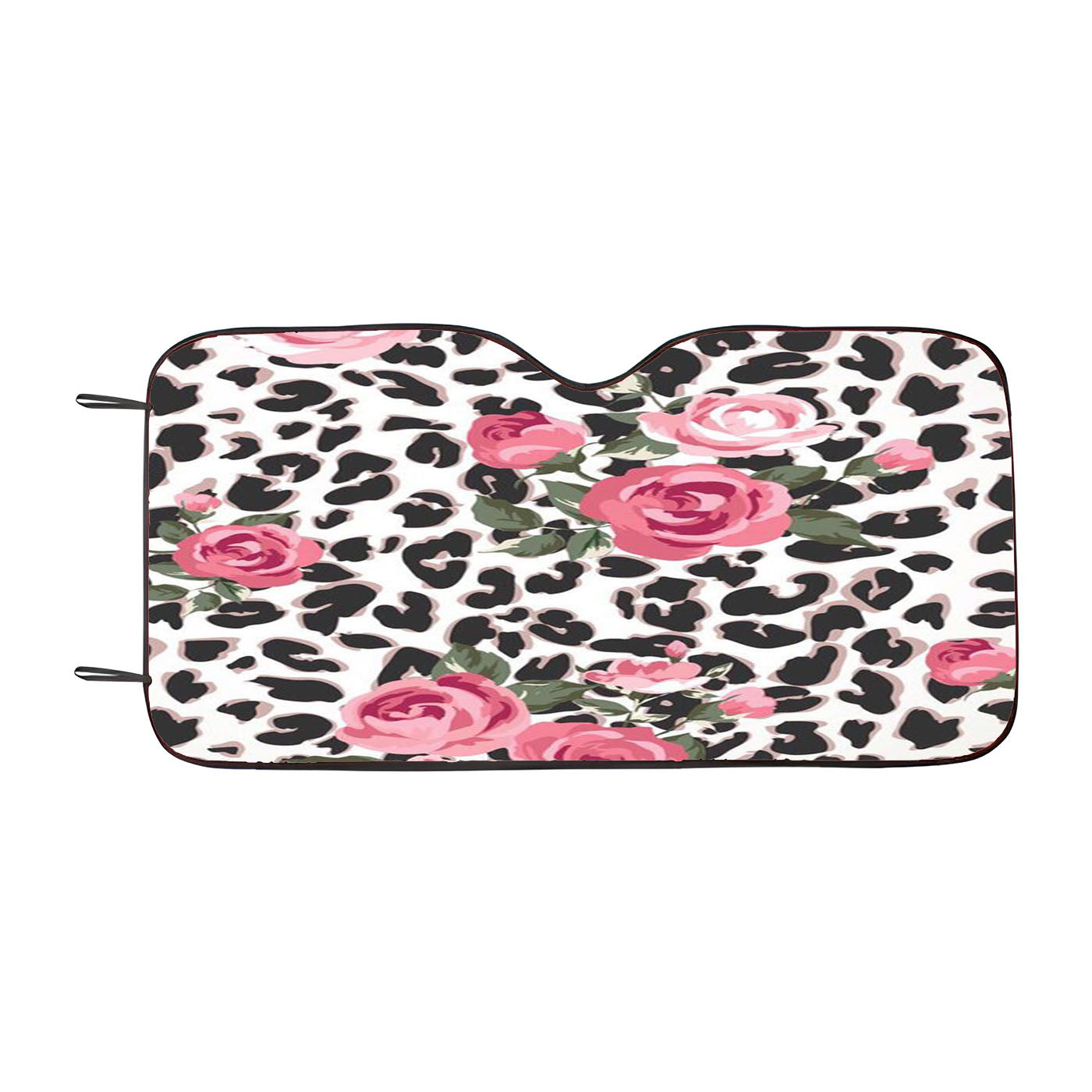 Lilly Pulitzer Cheetah Rose Flower Car Windshield Sunshade
