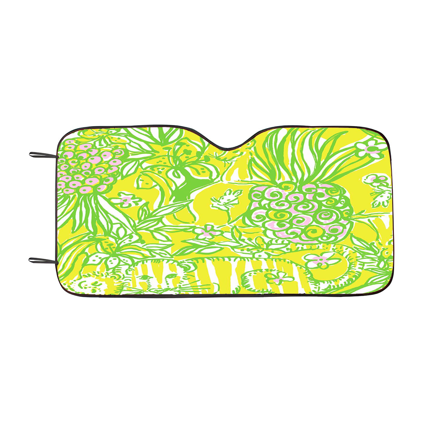Lilly Pulitzer Crazy Cat House Car Windshield Sunshade