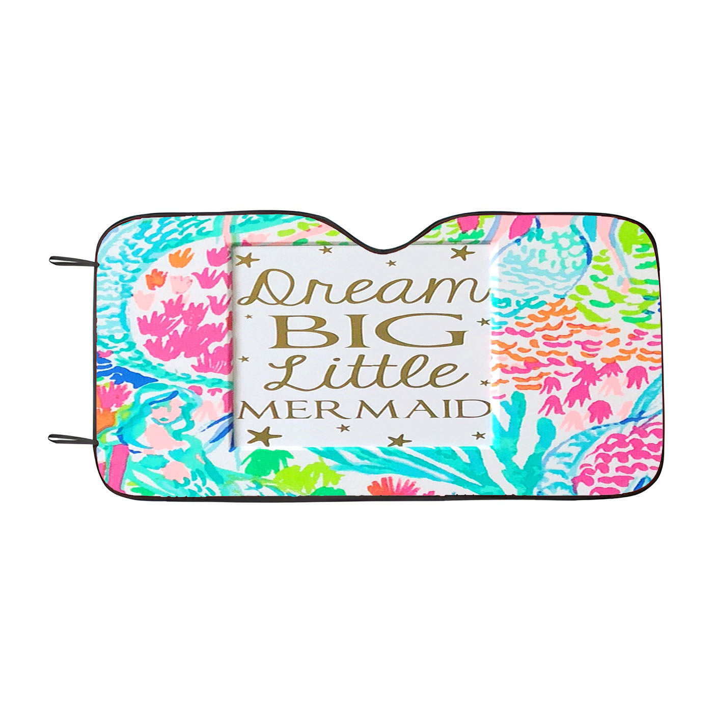 Lilly Pulitzer Dream Big Little Mermaid Car Windshield Sunshade