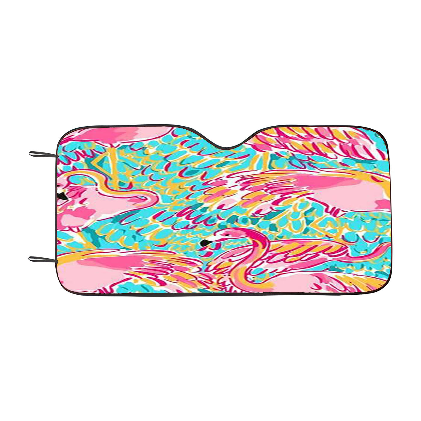 Lilly Pulitzer Flamingo Car Windshield Sunshade