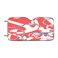 Lilly Pulitzer Orange Tango Booze Cruise Kennett Car Windshield Sunshade