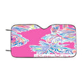 Lilly Pulitzer Palm Trees Car Windshield Sunshade