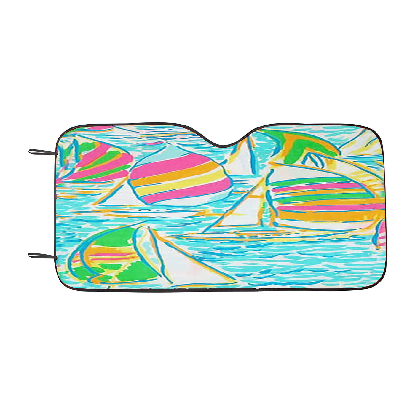 Lilly Pulitzer Sailboat Car Windshield Sunshade