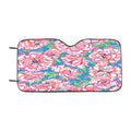 Lilly Pulitzer Summer Flower Pink Flamingo Car Windshield Sunshade