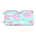 Lilly Pulitzer Summer Lobstah Car Windshield Sunshade