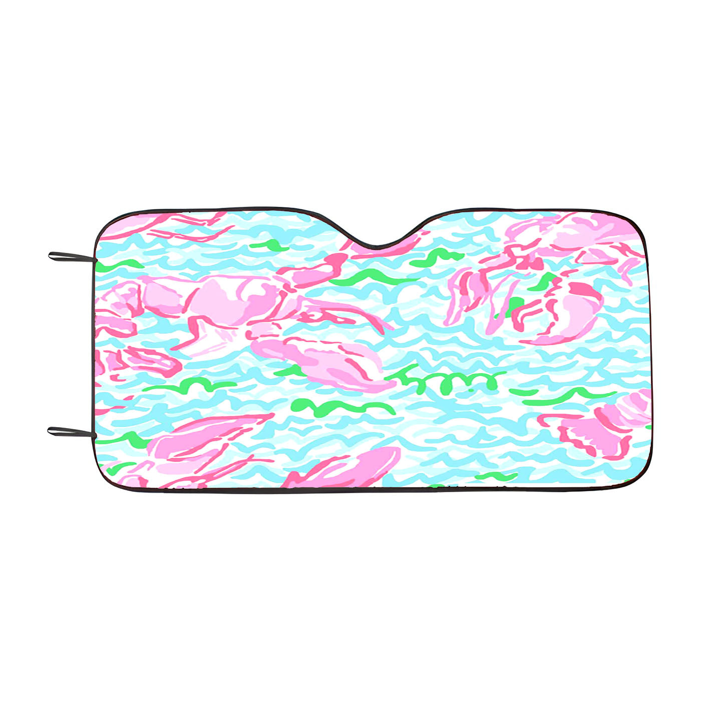 Lilly Pulitzer Summer Lobstah Car Windshield Sunshade