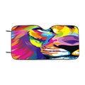 Lion Urban Art Car Windshield Sunshade