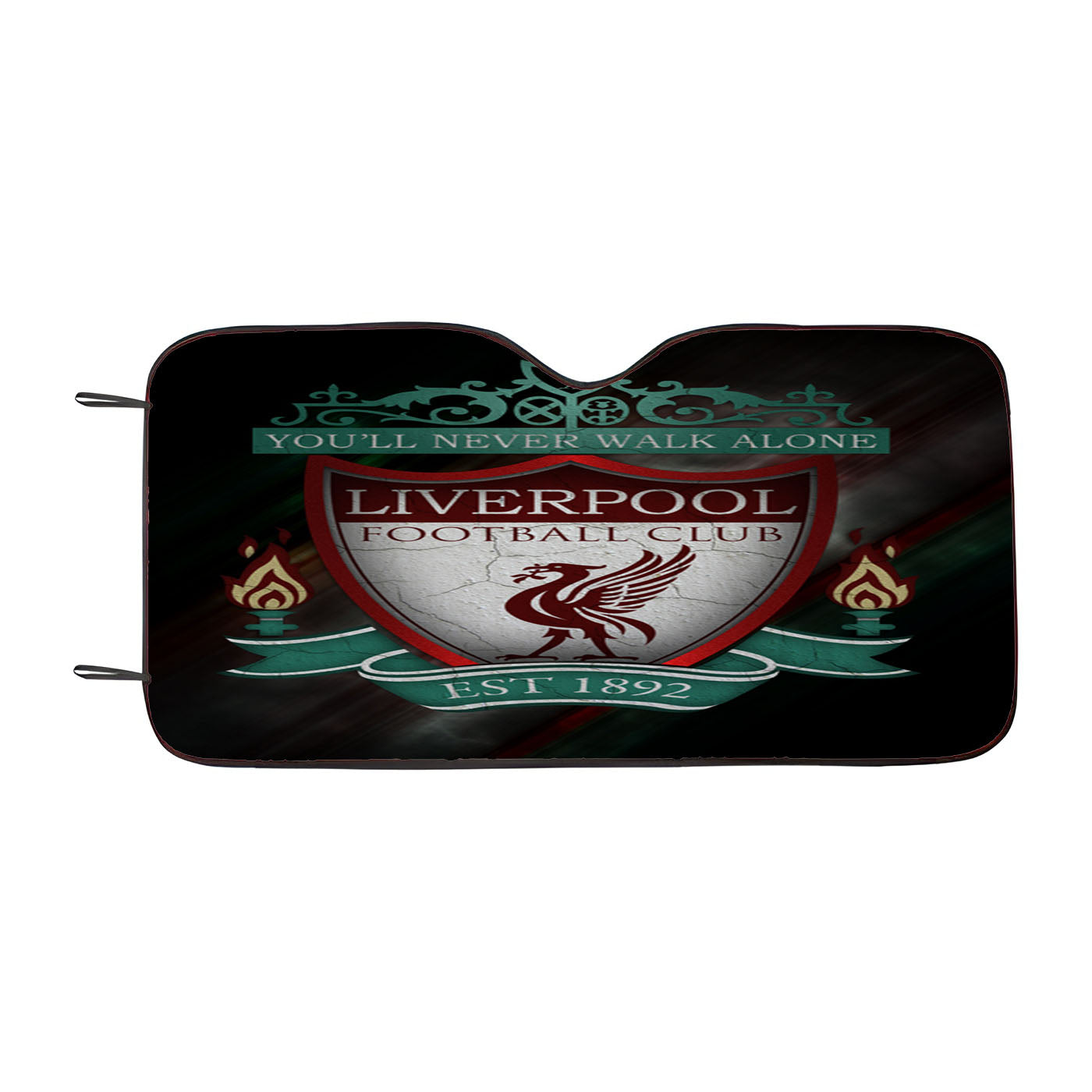 Liverpool Fc Flash Light Car Windshield Sunshade