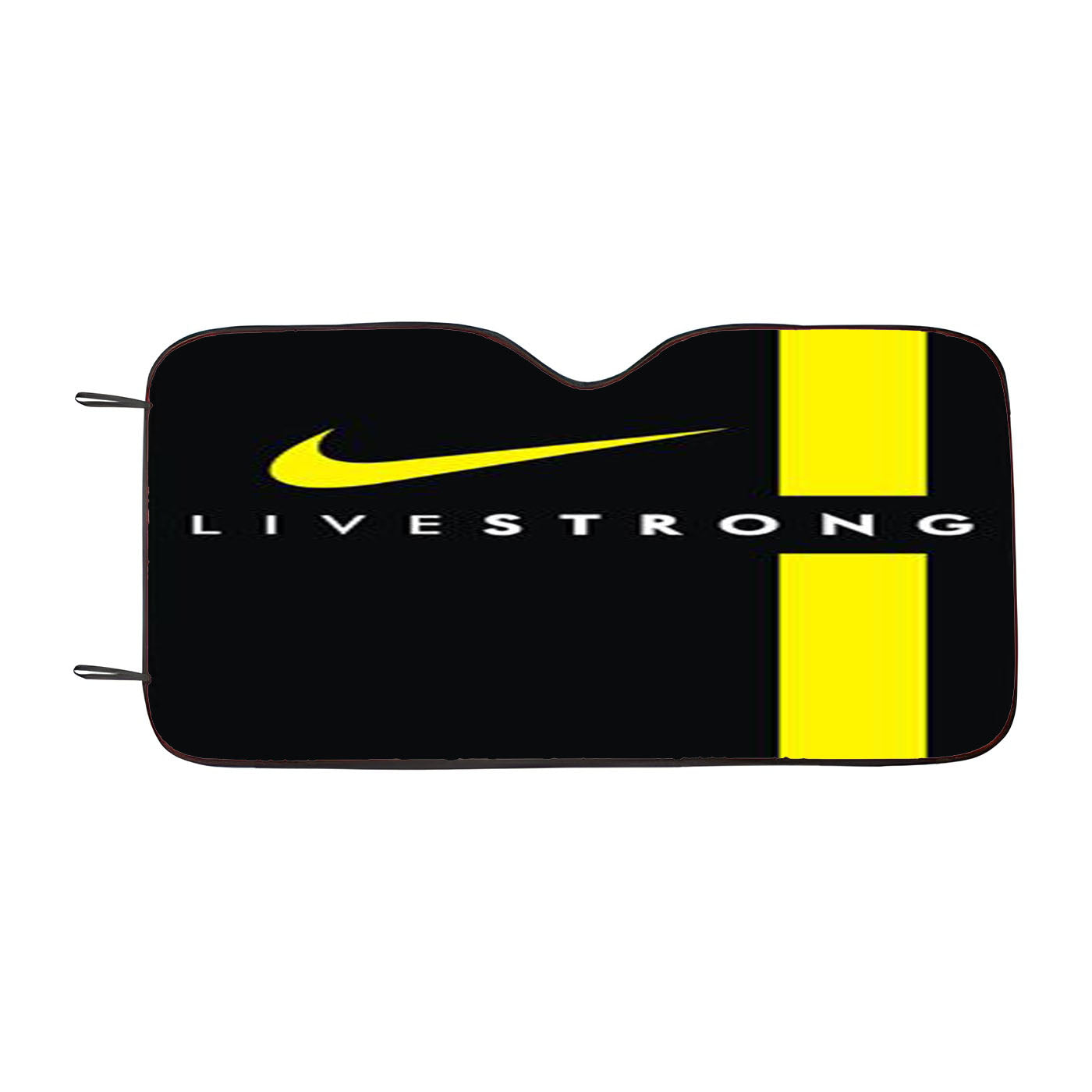 Livestrong Nike Logo Sport Bike Car Windshield Sunshade