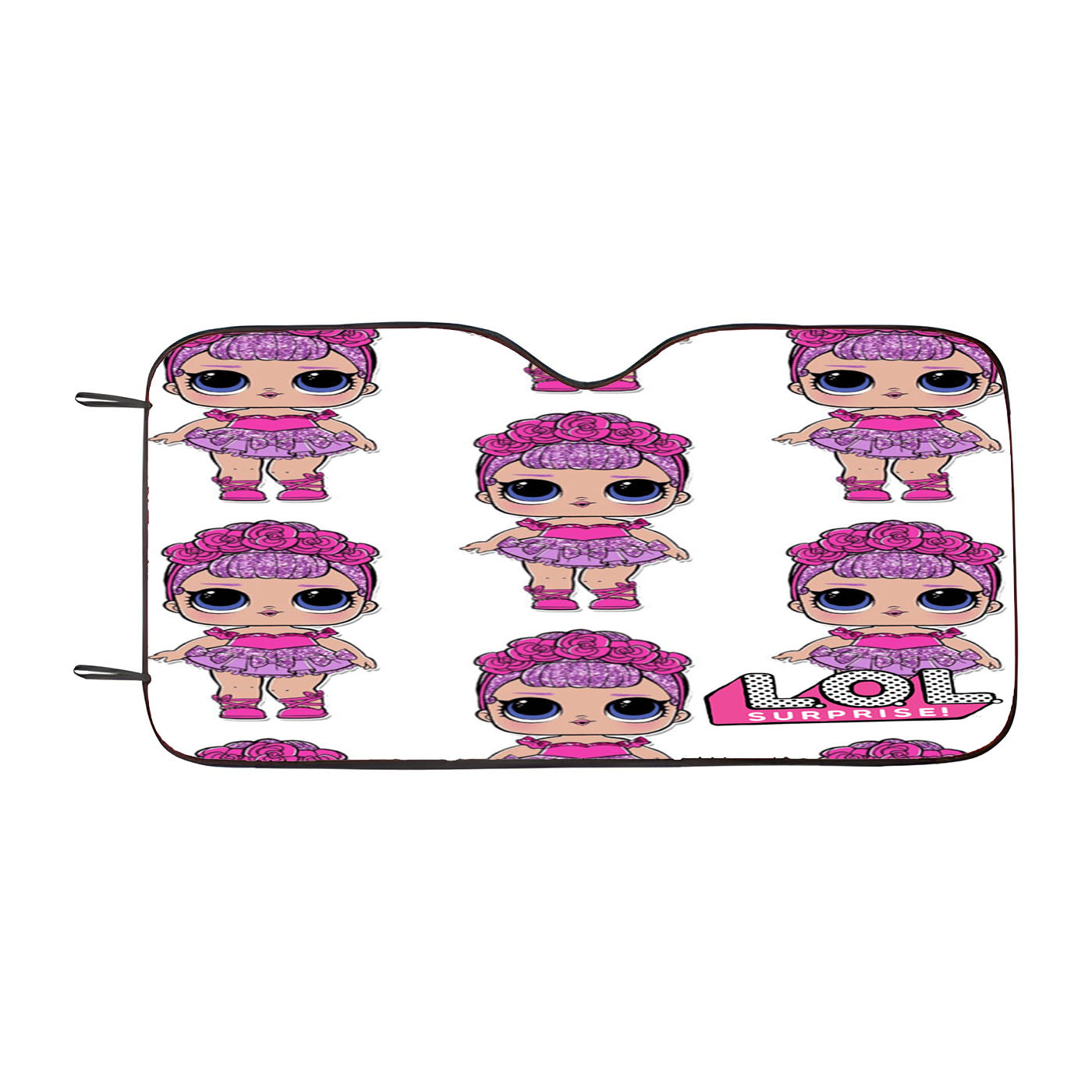 Lol Surprise Doll Sugar Queen Pattern Car Windshield Sunshade