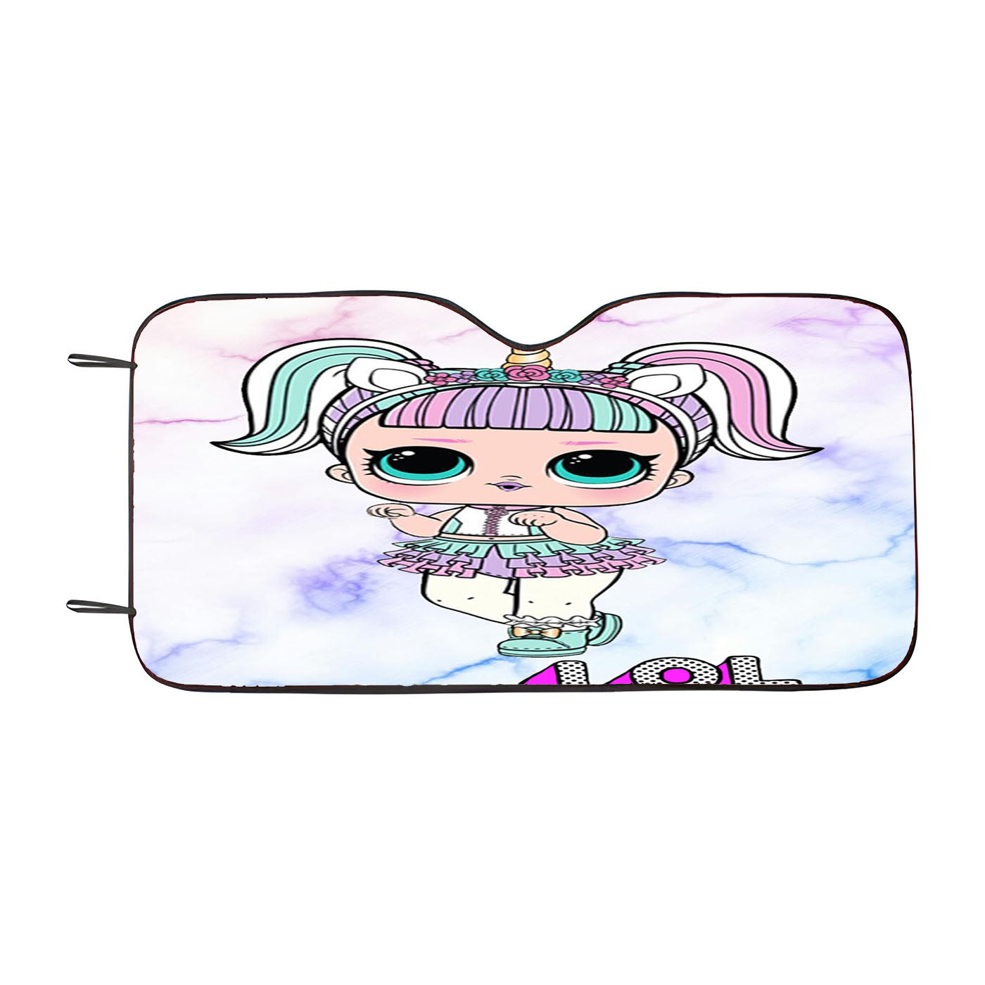 Lol Surprise Doll Unicorn Popular Marble Car Windshield Sunshade