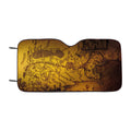 Lord Of The Rings Middle Earth Map Go Car Windshield Sunshade