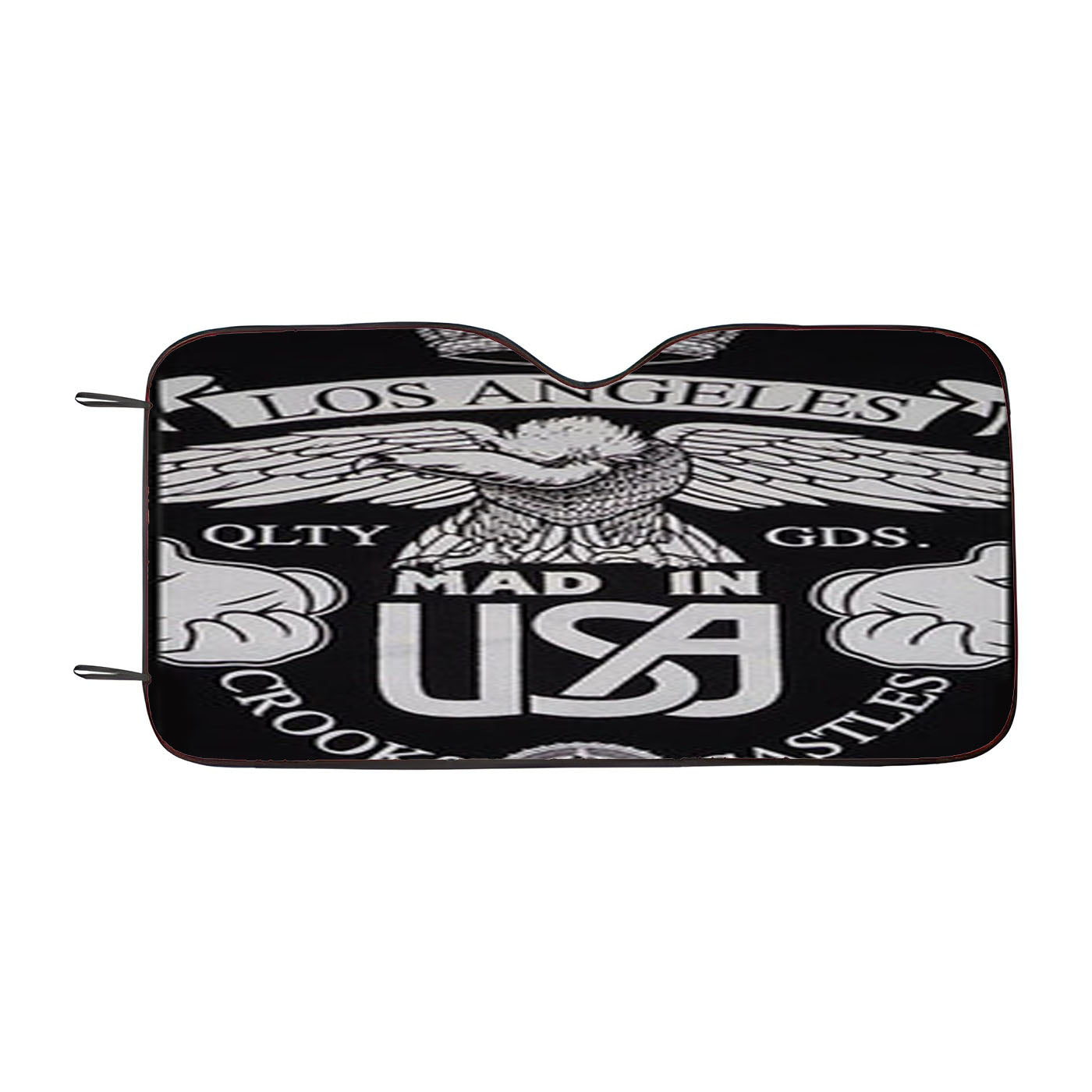 Los Angeles Crooks And Castles Car Windshield Sunshade