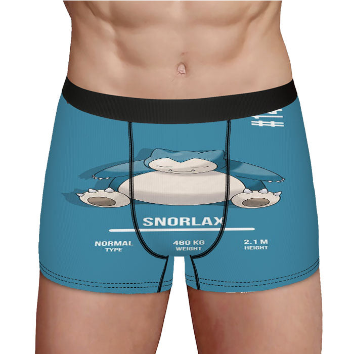 Pokemon Snorlax Underwear Boxer Briefs