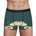 Snorlax Cartoon Underwear Boxer Briefs
